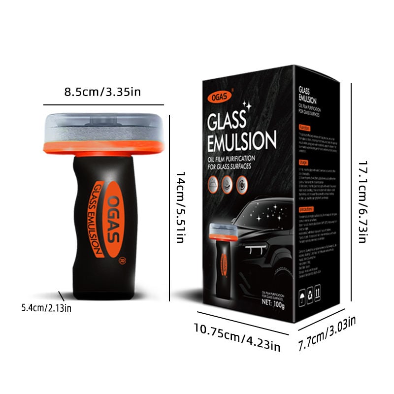 🔥 New upgrade Glass cleaning board-Automotive Oil Film Cleaning Brush