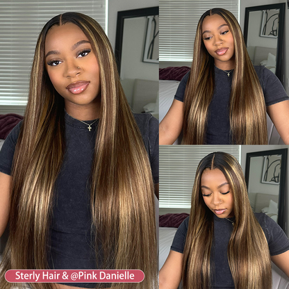 Special Offer | 13×6 Full Lace Black Roots with 4/27 Highlight Wig Human Hair Wig