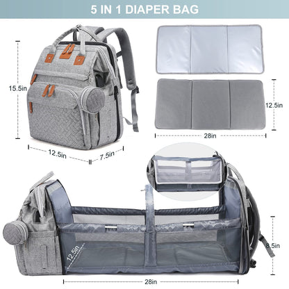 🔥Diaper Bag Backpack with Change Station