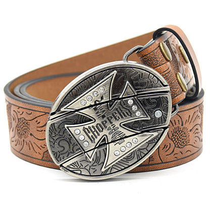 👖Classic Western Holstr Belt - Discreet Hidden Blade & Durable Leather🎩