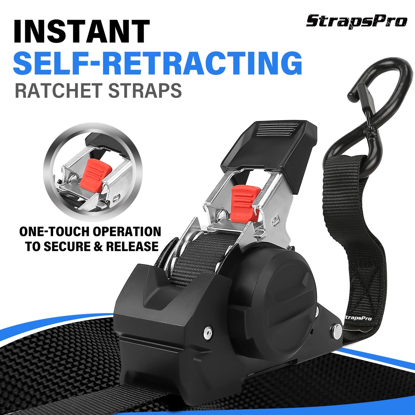 🔥Christmas Sale 49% OFF – Pro Reinforced Heavy-Duty Auto-Retractable Ratchet Straps (BUY 2 GET FREE SHIPPING)
