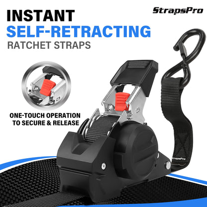 🔥Christmas Sale 49% OFF – Pro Reinforced Heavy-Duty Auto-Retractable Ratchet Straps (BUY 2 GET FREE SHIPPING)
