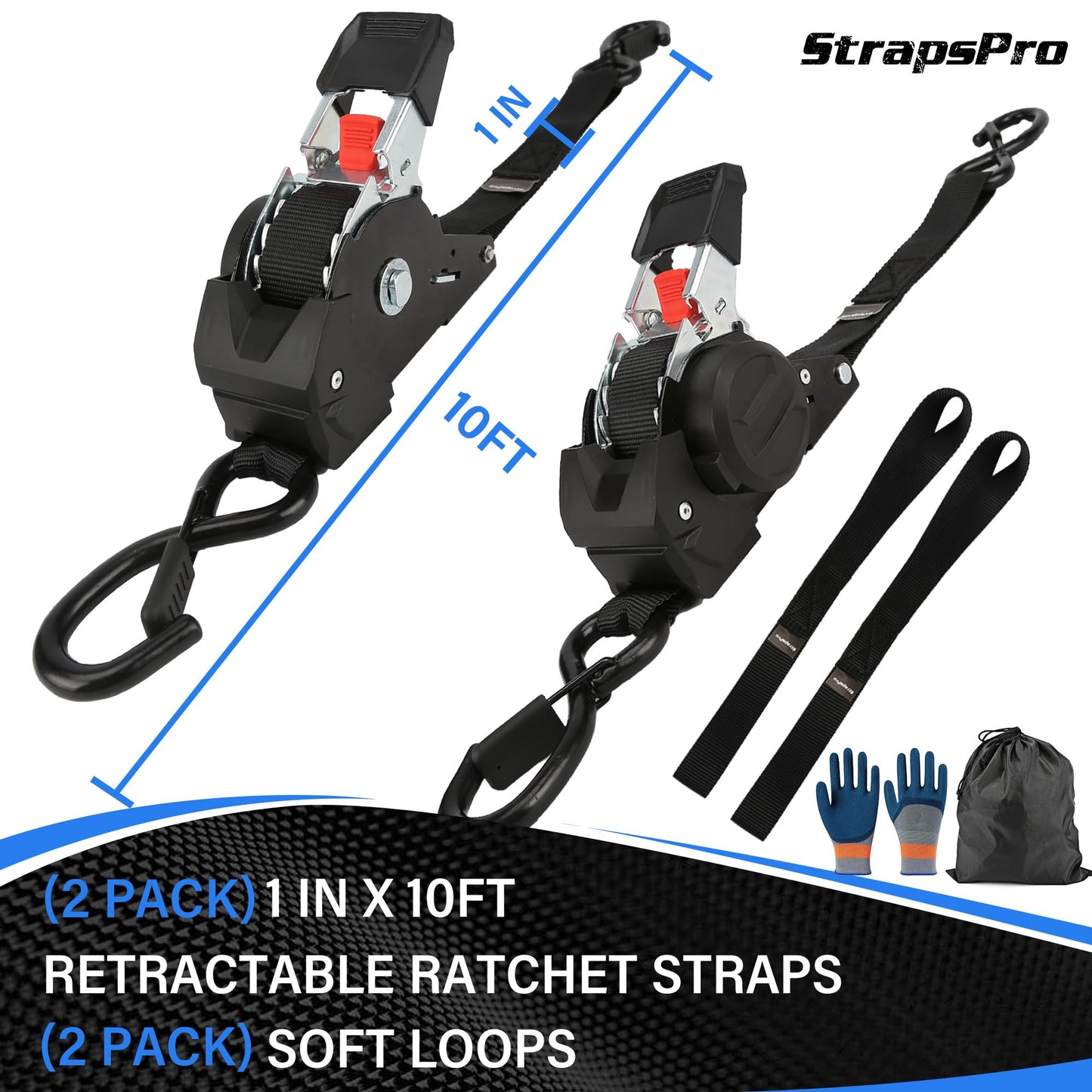 🔥Christmas Sale 49% OFF – Pro Reinforced Heavy-Duty Auto-Retractable Ratchet Straps (BUY 2 GET FREE SHIPPING)