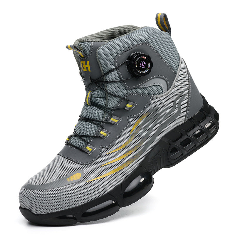 🥾Men's Safety Shoes with Rotating Button System