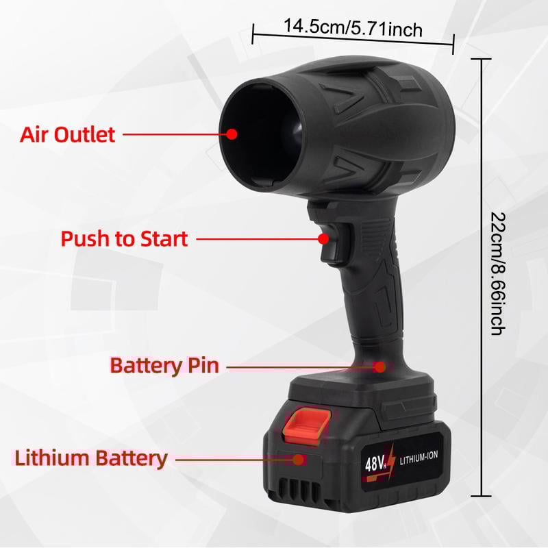 🏆Turbo Jet Blower, Cordless Turbo Super Power Air Duster