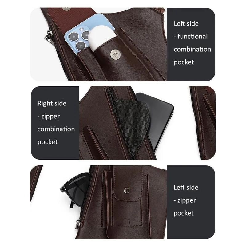 🔥Buy 2 Get Free Shipping🔥Premium Leather Adjustable Underarm Shoulder Bag for Men & Women