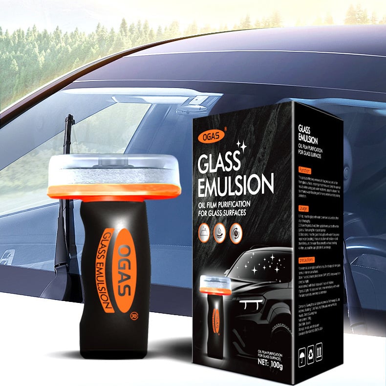 🔥 New upgrade Glass cleaning board-Automotive Oil Film Cleaning Brush