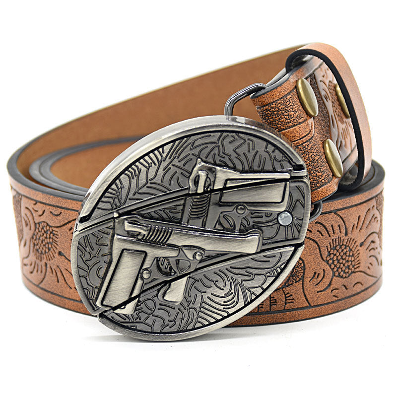 👖Classic Western Holstr Belt - Discreet Hidden Blade & Durable Leather🎩