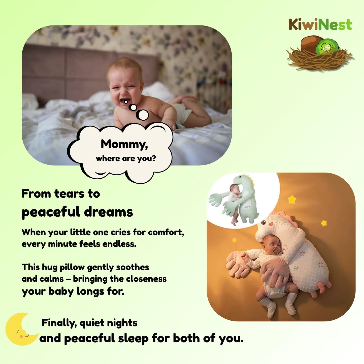 KiwiNest - Snuggle Pillow