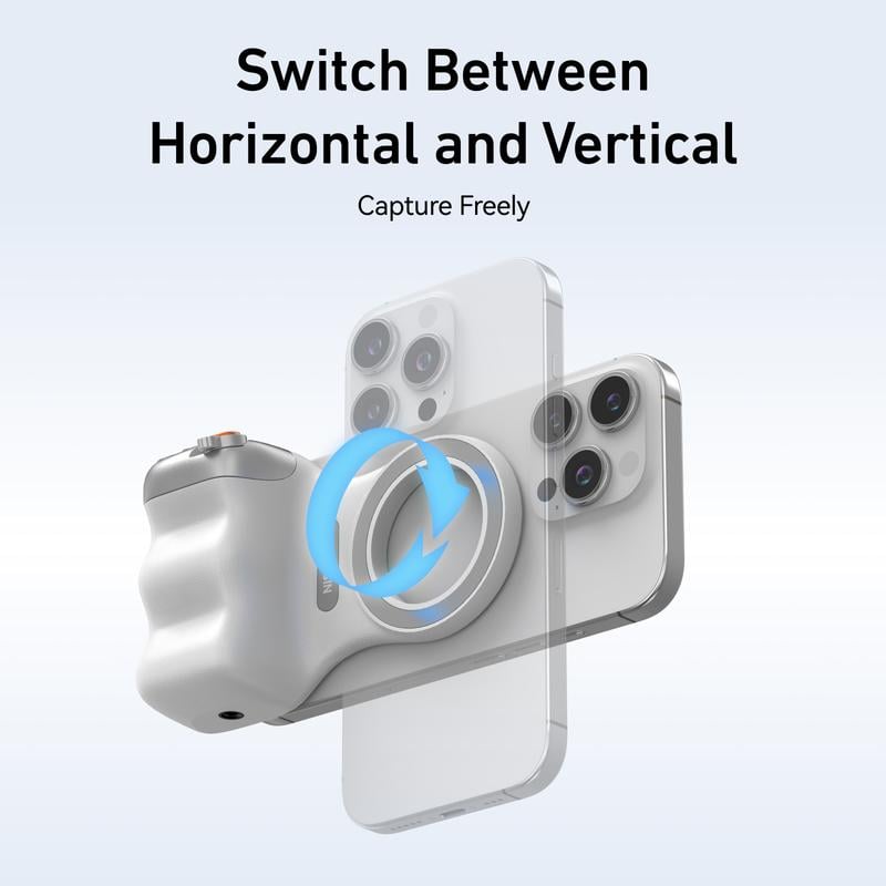 🎁Last Day Promotion 49% OFF🔥Magnetic Phone Camera Grip with Wireless Shutter – DSLR-Style Handle for iPhone & Android,