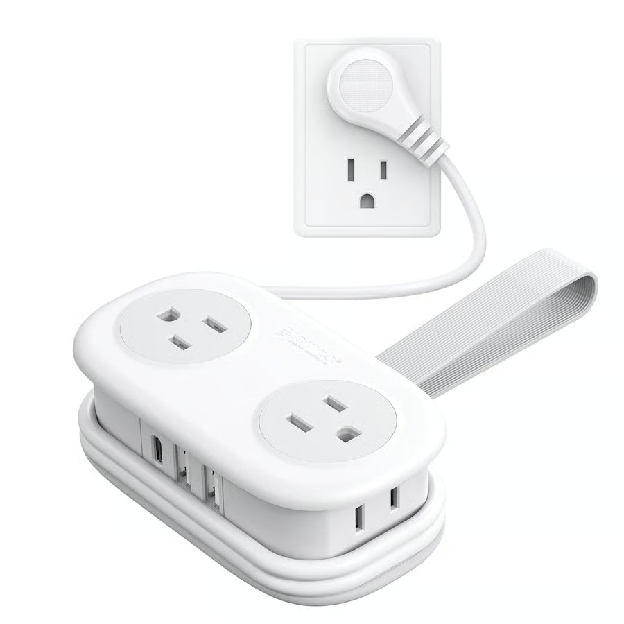 ✨Portable Power Strip – 🎁4 AC Outlets for Travel