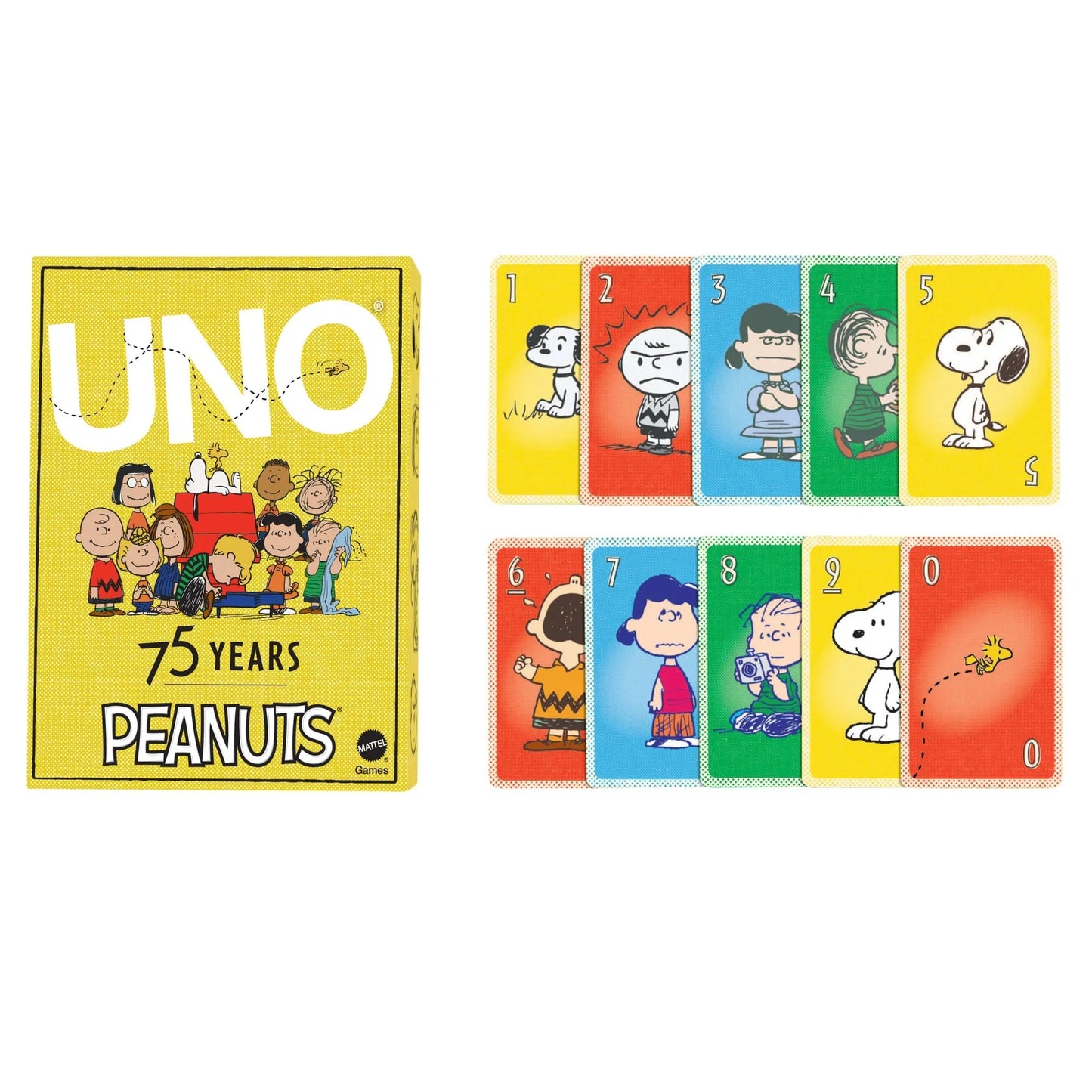 UNO Peanuts Peanuts Card Deck 75th Anniversary  Edition
