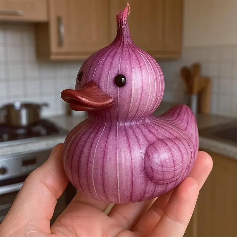 🦆Whimsical Vegetable Duck Figurines 🥕