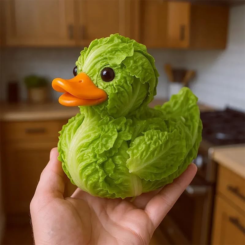 🦆Whimsical Vegetable Duck Figurines 🥕