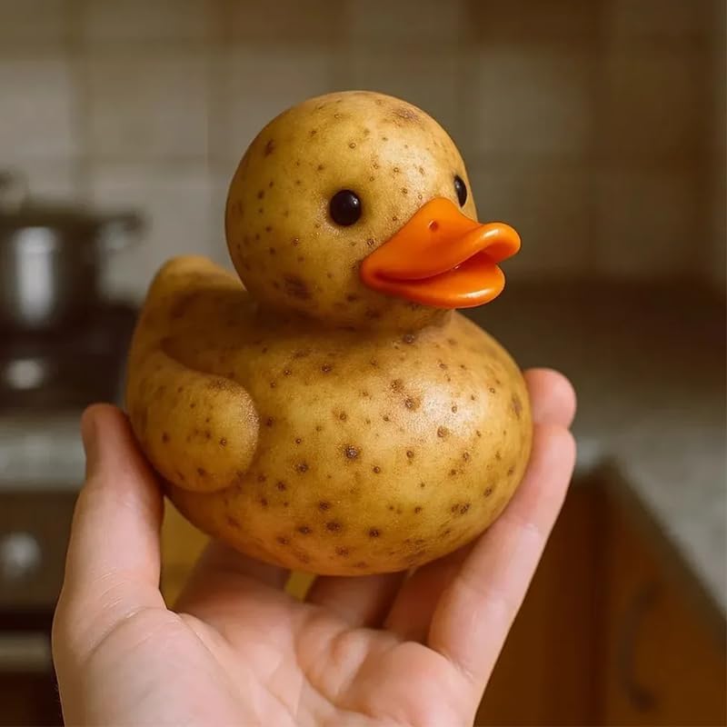🦆Whimsical Vegetable Duck Figurines 🥕