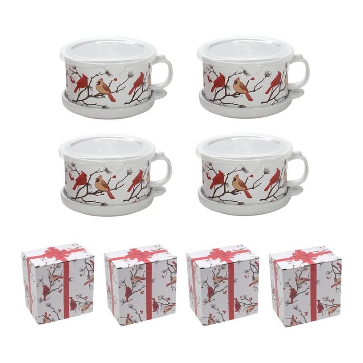 🎅Christmas Sale🎅25-oz Mug Meals w/ Lid-its