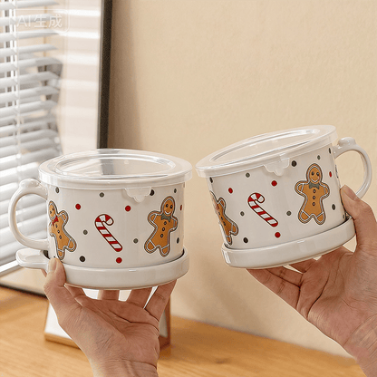 🎅Christmas Sale🎅25-oz Mug Meals w/ Lid-its