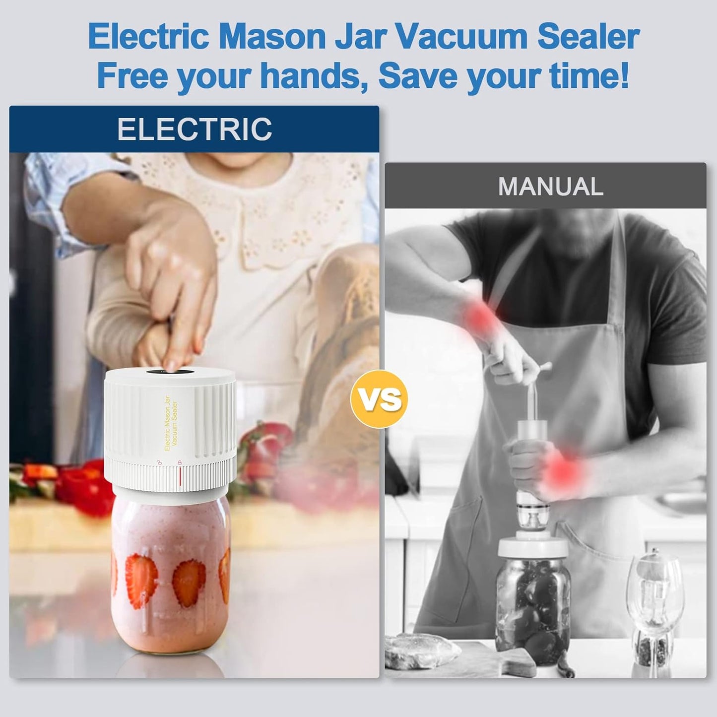 💥LAST DAY SALE 49% OFF💥-Electric Mason Jar Vacuum Sealer