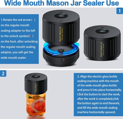 💥LAST DAY SALE 49% OFF💥-Electric Mason Jar Vacuum Sealer