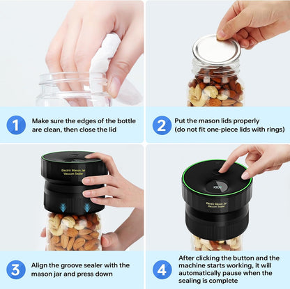 💥LAST DAY SALE 49% OFF💥-Electric Mason Jar Vacuum Sealer