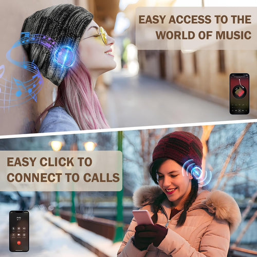 A wonderful combination of headphones, hat, and lamp