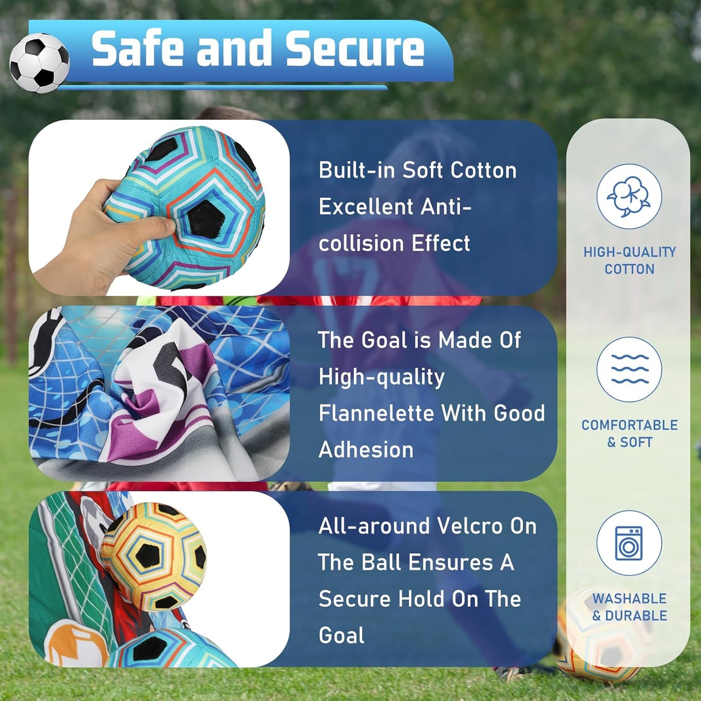 ⚽Toy Soccer Ball Game Set for Boys and Girls