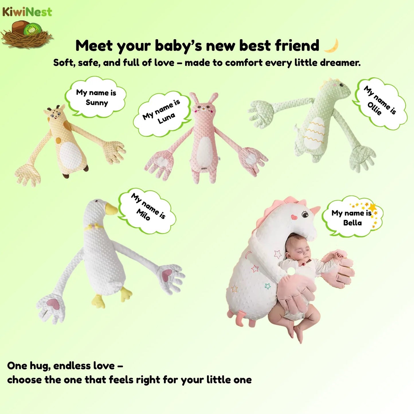 KiwiNest - Snuggle Pillow