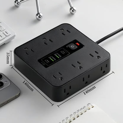 16-in-1 Power Strip with Switch & Surge Protection!