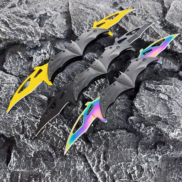🦇🔪Dark Bat Knight Double Blade Folding Pocket(🔥Buy 2 Get 1 Free🔥)