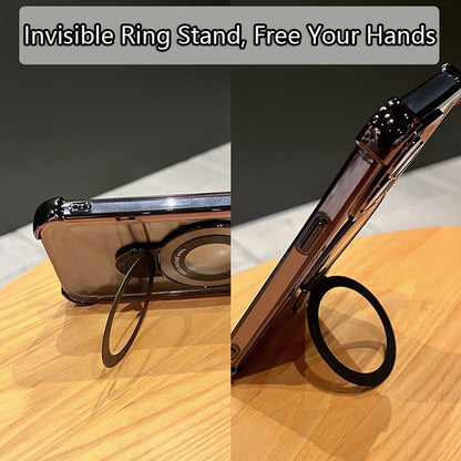 🔥New In Phone Case for iPhone 17 Series - Four Corners Air Cushion Anti-fall Case for iPhone with Invisible Ring Stand