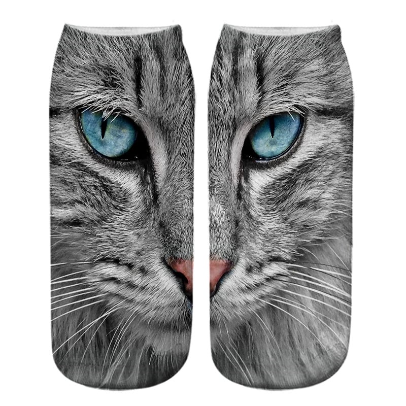 🐾Realistic Cat Face Socks🐱