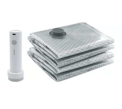 🔥 X7 Cordless Travel Vacuum Bag Set