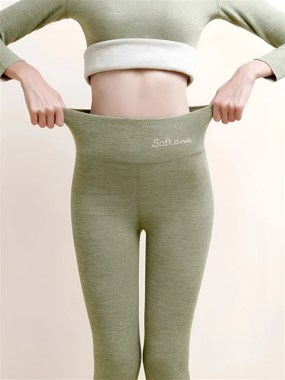 🔥 Cloudy Fleece Lined Leggings