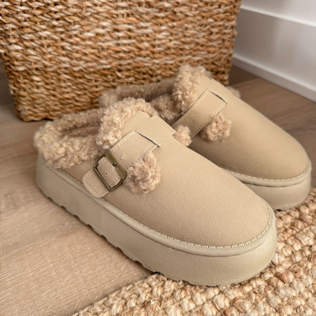 👢Buckle Platform Slippers