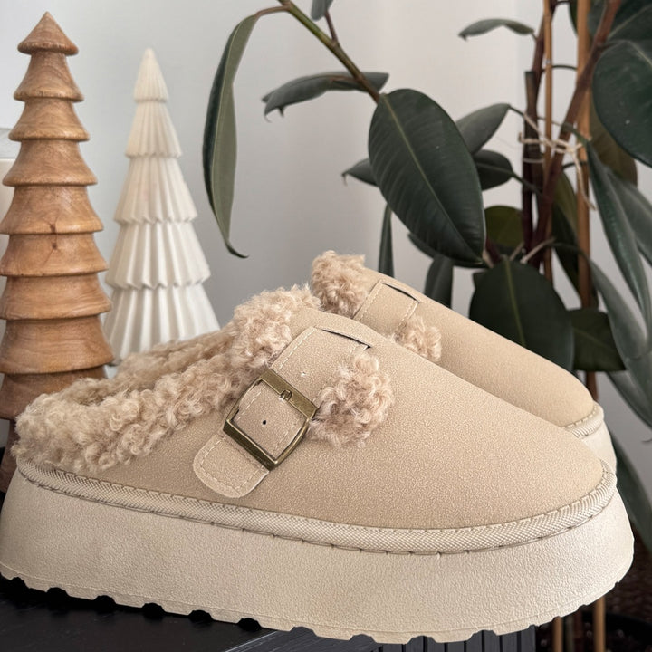 👢Buckle Platform Slippers