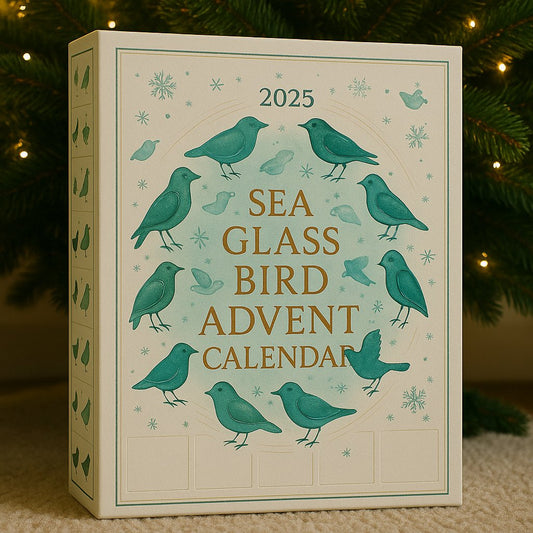 🌲LAST DAY 50% OFF--🐦Sea Glass Bird Advent Calendar 2025🎁