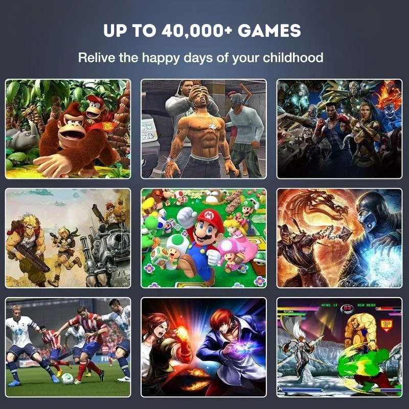 4K Game Stick with 40,000+ Pre-Installed Games