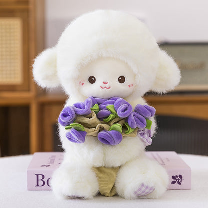 🐑The romantic lamb sends you flowers🌹