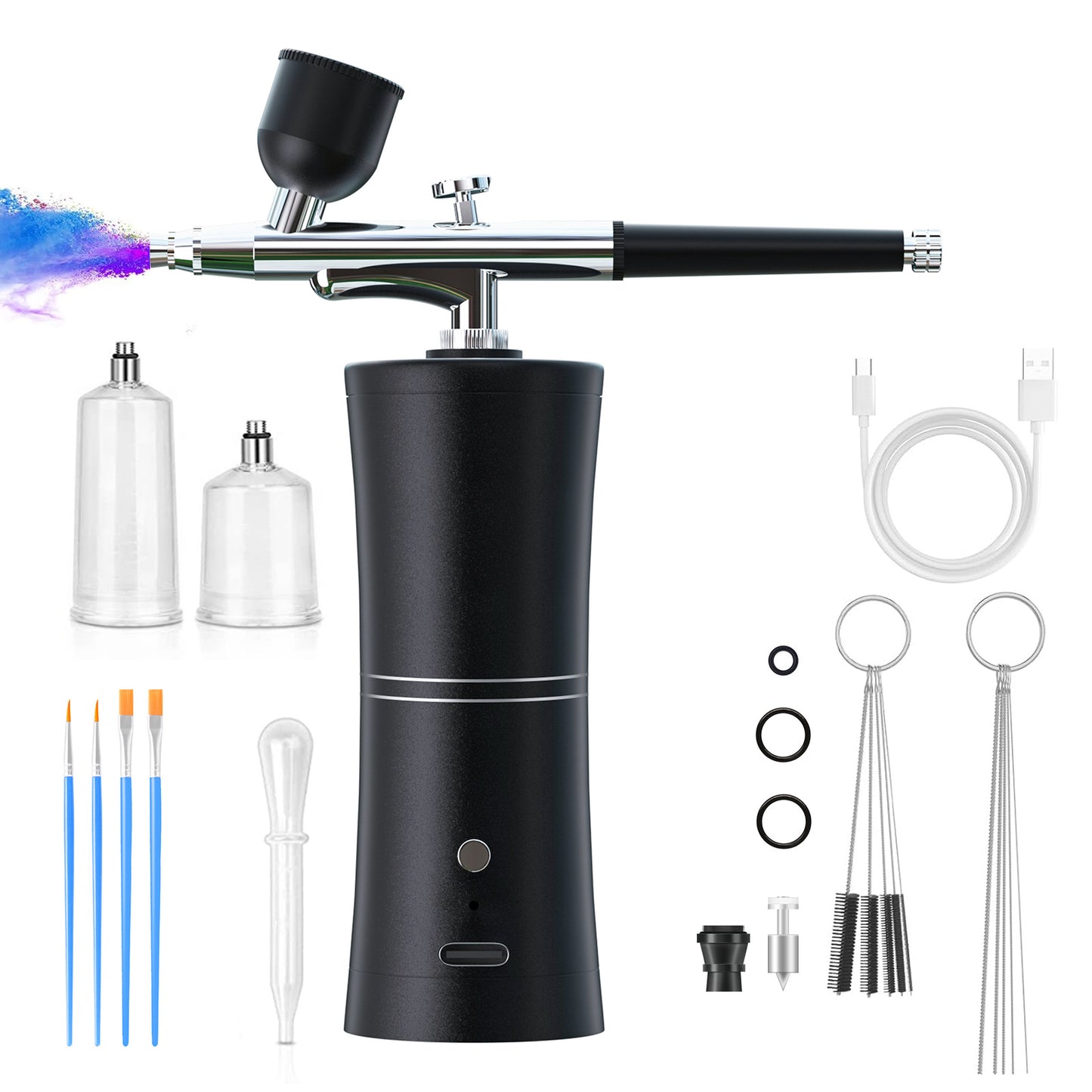 Electric Airbrush Kit with Compressor