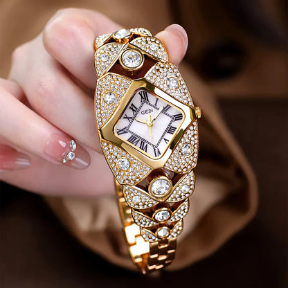 🎁Elegant 2-in-1 Bracelet Watch – Specially Crafted for Her
