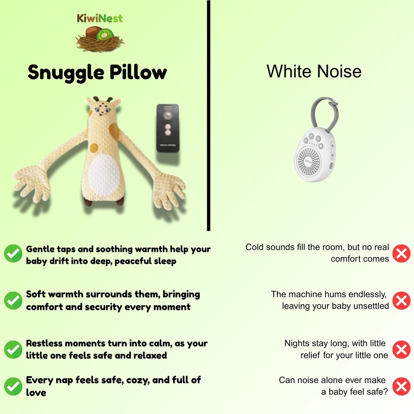 KiwiNest - Snuggle Pillow