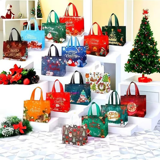 🔥🎄 Christmas Gift Bags Large Reusable Tote Bags⚡Free shipping for a limited time!