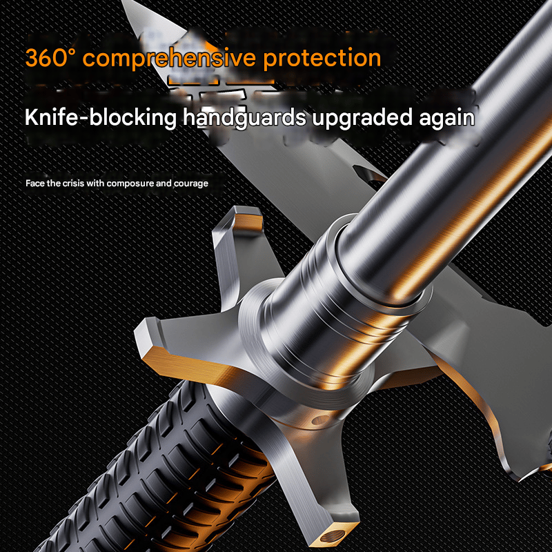 Camping Hiking Walking Stick Climbing Stick Legal Self-Defense Telescopic Swing Stick