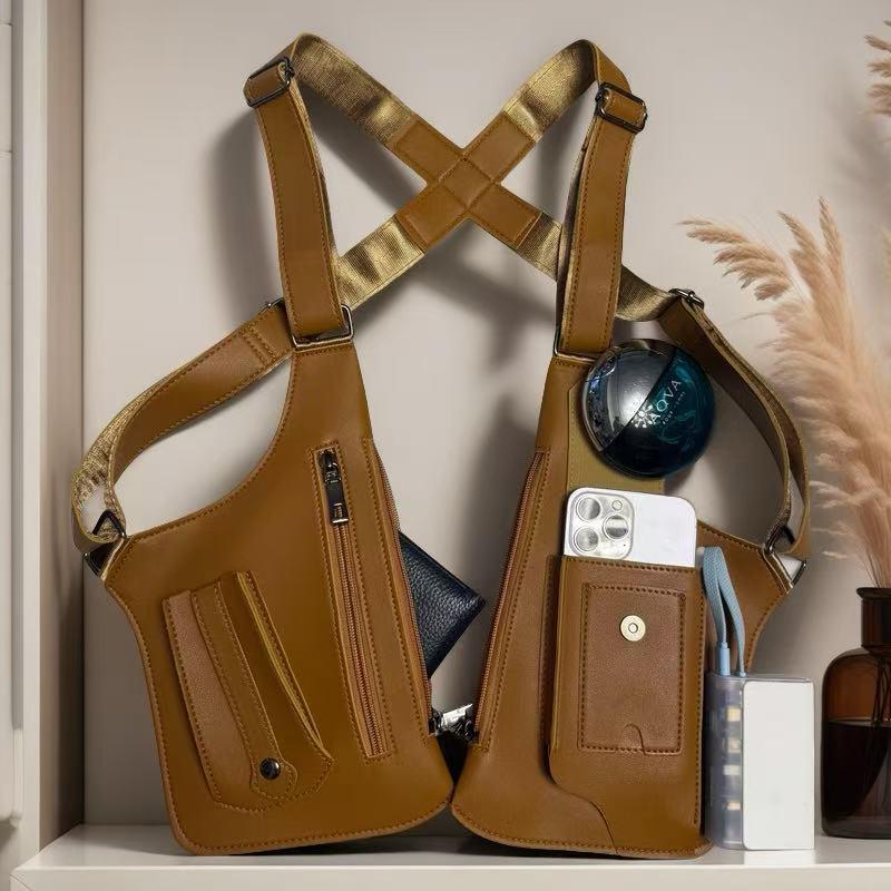 🔥Buy 2 Get Free Shipping🔥Premium Leather Adjustable Underarm Shoulder Bag for Men & Women