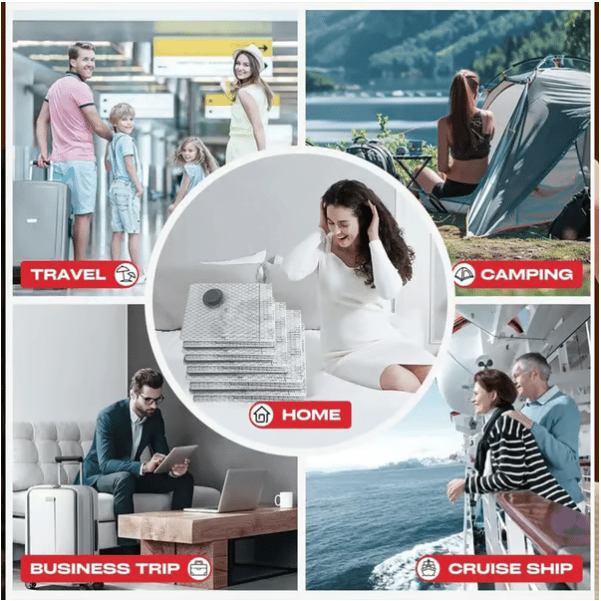 🔥 X7 Cordless Travel Vacuum Bag Set