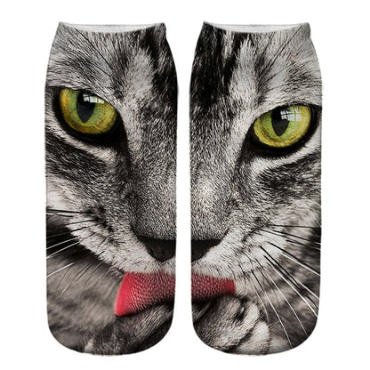 🐾Realistic Cat Face Socks🐱