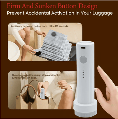 🔥 X7 Cordless Travel Vacuum Bag Set