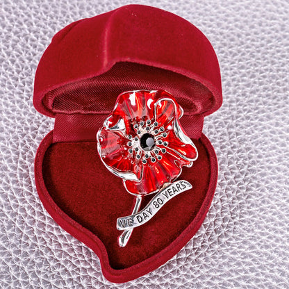 Limited Edition Release - VE Day 80 Poppy Brooch