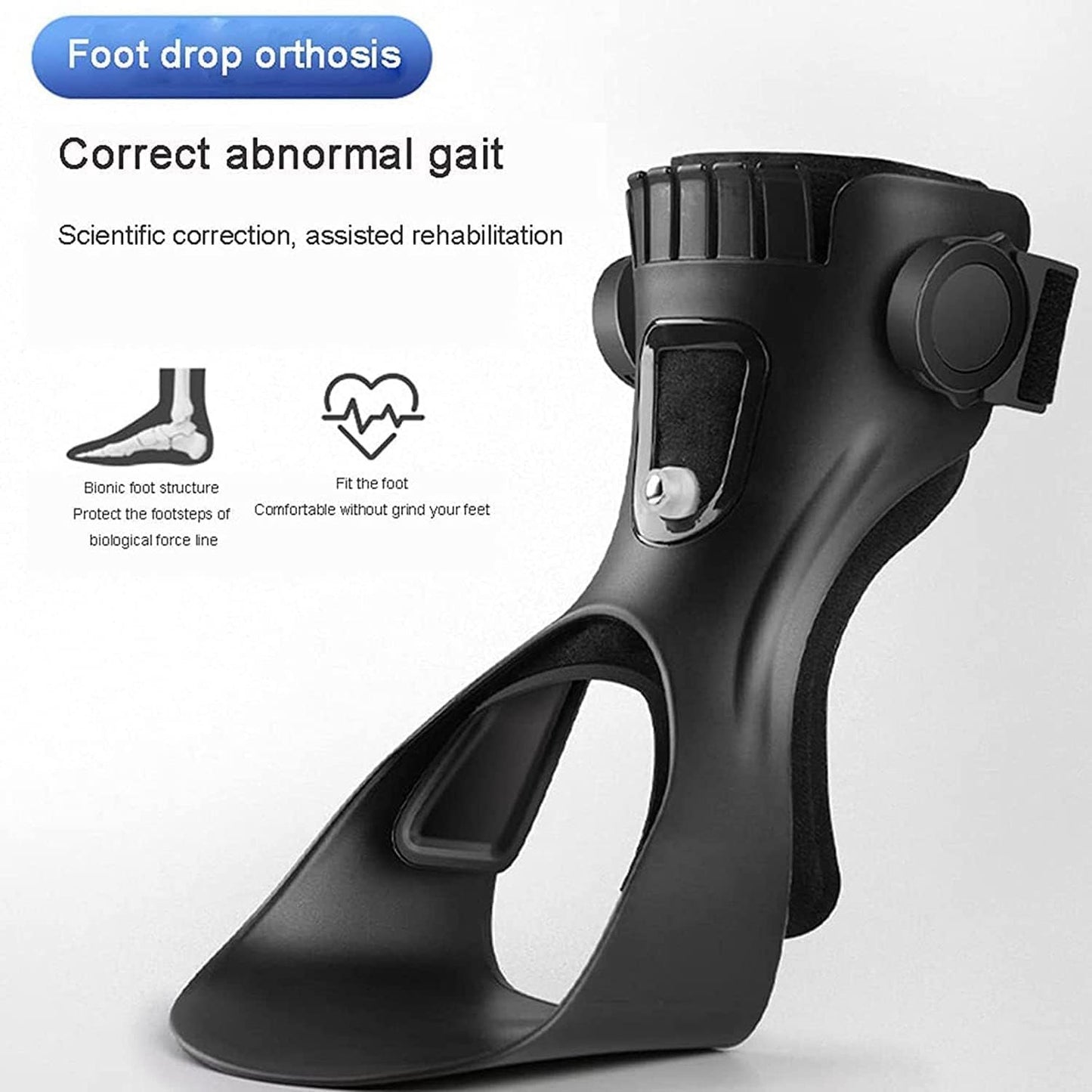 Universal Foot Drop Brace - Relieve Pain, Regain Natural Gait & Active Lifestyle!