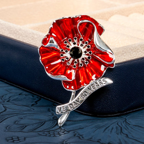 Limited Edition Release - VE Day 80 Poppy Brooch